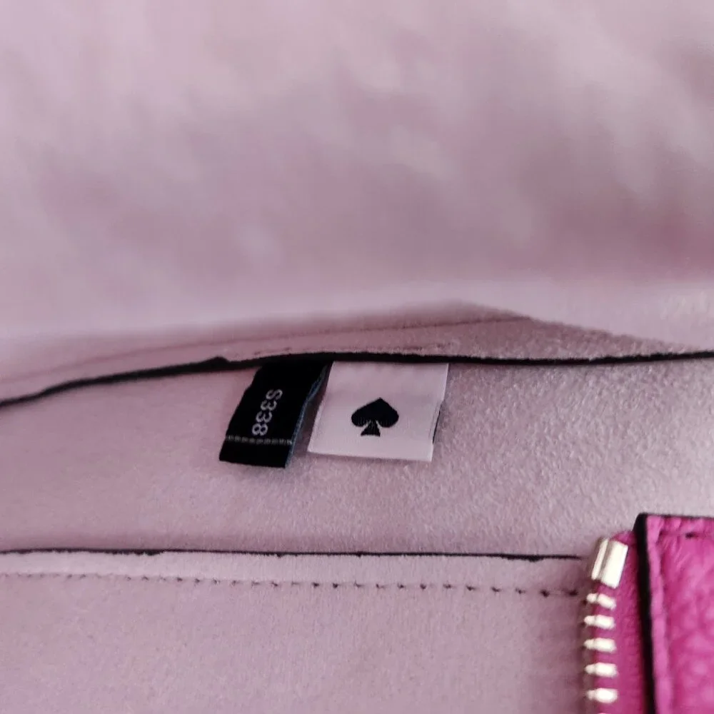 Euc Kate Spade NY Tegan Bright Pink Leather Shoulder Bag